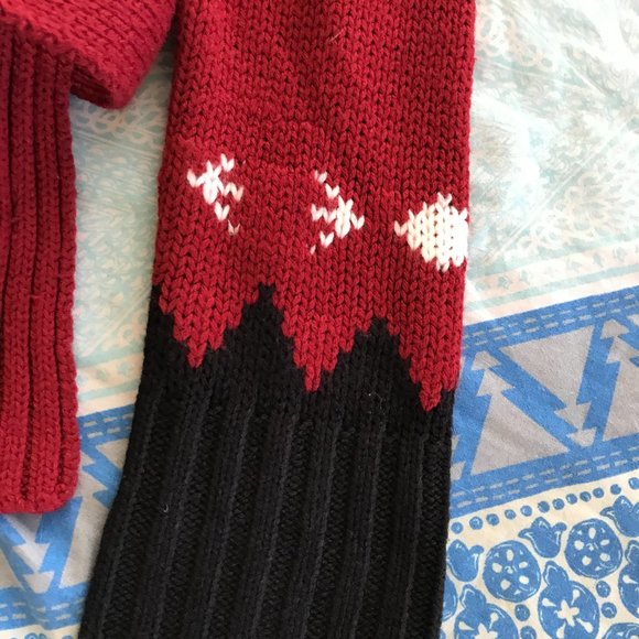 NY & Co. - Red & White Christmas Cardigan Sweater - Women - Small - Picture 3 of 5